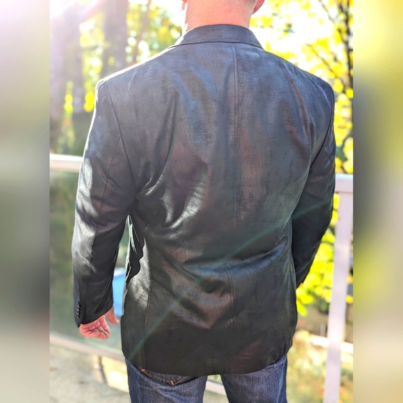 Store Close Mid Of Nov!! Calvin Klein Faux Leather Jacket - Picture 3 of 4